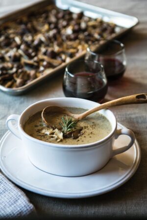 Cream of Mushroom & Herb Soup