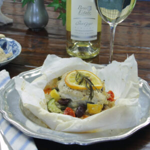 Mediterranean Chicken In Parchment